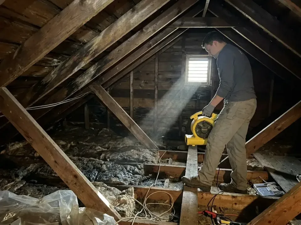attic-water-damage-drying-proc-007 — frequently asked questions, Emergency Water Extraction & 24/7 Flood Response in Louisia…